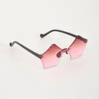 Карнавальные очки "Пятиугольник" градиент, цвета МИКС