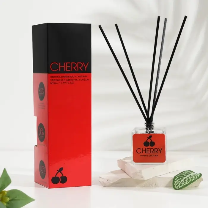 Диффузор ароматический NEON AROMA HOME Диффузор ароматический NEON AROMA HOME "CHERRY", 50 мл