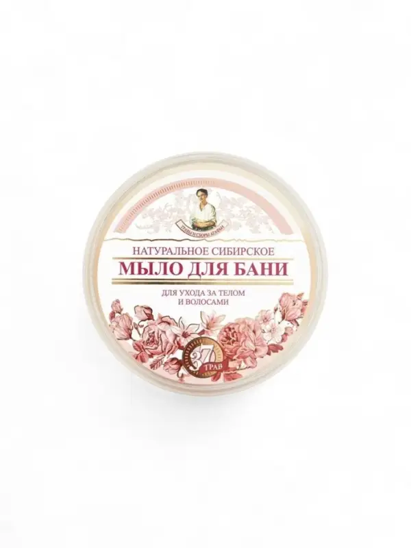 Мыло для бани Травы и сборы Агафьи «Натуральное Сибирское», цветочное, 500 мл