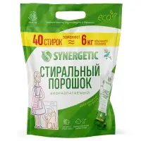 Стиральный порошок универсальный SYNERGETIC 40 стирок