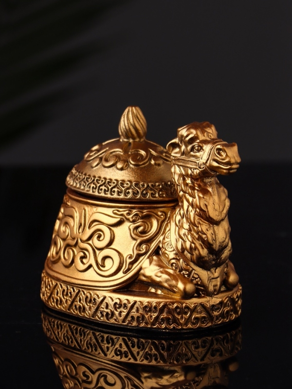 Шкатулка с крышкой Шкатулка с крышкой "Верблюд" 11х8х7 см, бронза