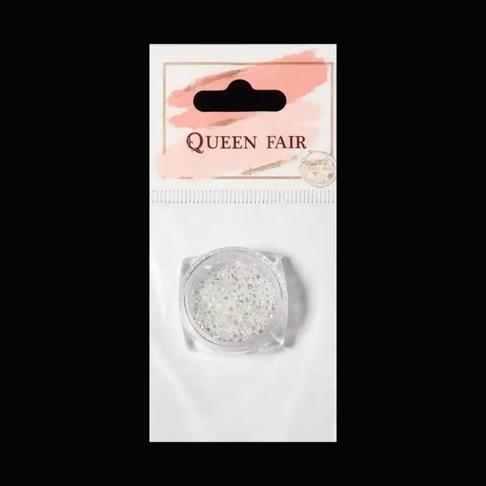 Стразы для декора, круглые, разноразмерные, прозрачные, голографические