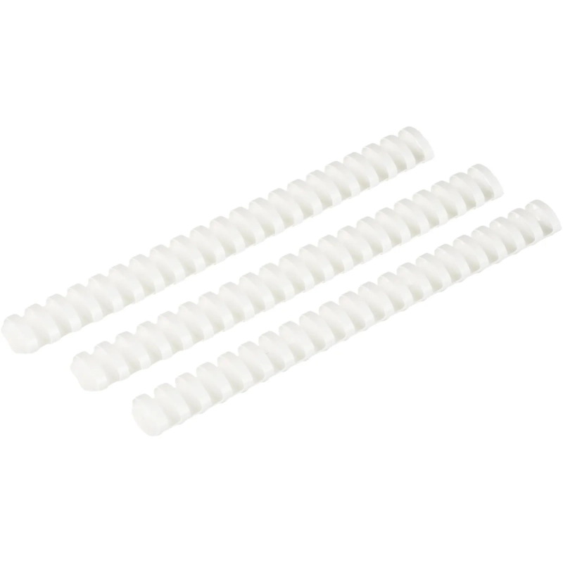 Пружины для переплета пластиковые 21 кольцо, 25 мм, (белые), 50 шт./уп