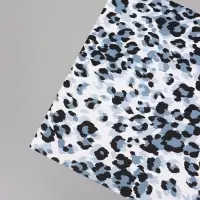 Пленка для цветов, "Эклер", бело-синий, 57х57 см