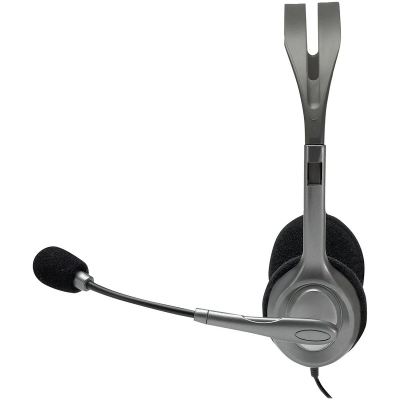 Гарнитура проводная Logitech Stereo Headset H111 Сер(981-000594/981-000593)