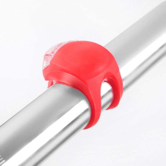 Фонарь велосипедный передний, водонепроницаемый, 2 диода, 3 режима, CR1130