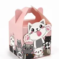Подарочная коробка, упаковка «Котята» 10×10×10 см