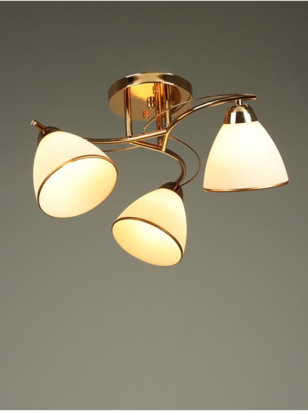 Люстра Люстра "Андер" 3хЕ27 40Вт золото 44х44х24 см