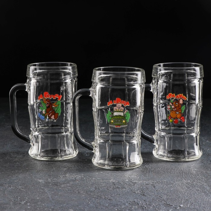 Пивная кружка «Приколисты», 330 мл, рисунок МИКС Пивная кружка «Приколисты», 330 мл, рисунок МИКС