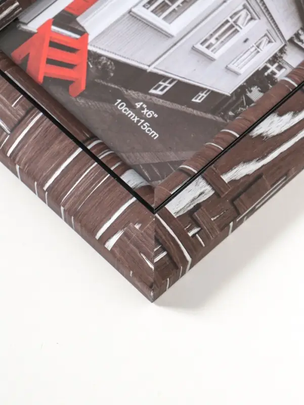 Фоторамка пластик 10х15 см "Моррис" тёмно-коричневый 19,8х15х2 см