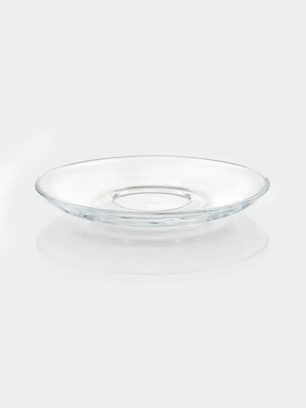 Чайный набор Paşabah&ccedil;e Basic, 12 предметов: 6 чашек 225 мл, 6 блюдец d=13.7 см, стекло, прозрачный