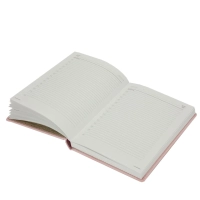 Ежедневник недатированный А5+, 136л, Velvet зефирный розовый  3-115/34