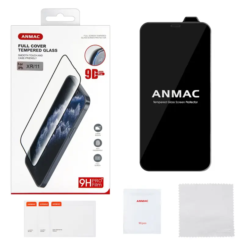 Защитное стекло для iPhone XR/11 9D ANMAC Арт. 1137335