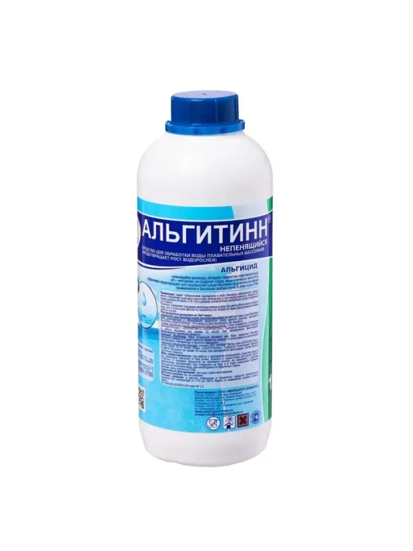 Средство против водорослей &laquo;Альгитинн&raquo;, непенящийся, флакон, 1 л