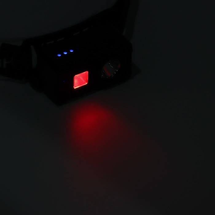 Фонарь налобный аккумуляторный, 1 Вт, 1200 мАч, XPG, сенсор, индикатор заряда Фонарь налобный аккумуляторный, 1 Вт, 1200 мАч, XPG, сенсор, индикатор заряда