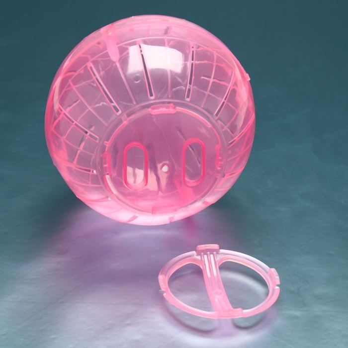 Шар для грызунов на металлическом основании, 12 см, розовый Шар для грызунов на металлическом основании, 12 см, розовый