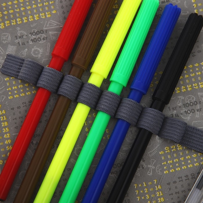 Пенал 2 секции, 125 х 205 мм, с наполнением 23 предмета, Calligrata Пенал 2 секции, 125 х 205 мм, с наполнением 23 предмета, Calligrata "Danger" ламинированный картон, 30П26/2/set