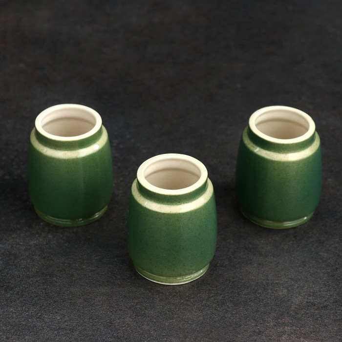 Набор фарфоровый: штоф «Генерал», 0.5 л + 3 рюмки, гильза Набор фарфоровый: штоф «Генерал», 0.5 л + 3 рюмки, гильза