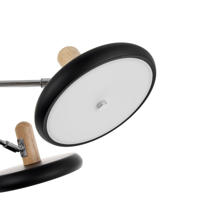 Люстра Люстра "Джулия" 6хLED 144Вт 3000-6000К черно-хромовый 80х80х22 см