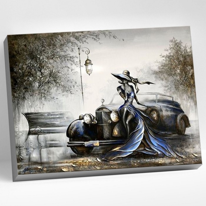 Картина по номерам «В стиле ретро», 40 × 50 см, 21 цвет Картина по номерам «В стиле ретро», 40 × 50 см, 21 цвет