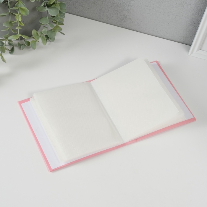 Фотоальбом на 40 фото 10х15 см "Кустовые розы на розовом" в коробке 17х14х4,6 см