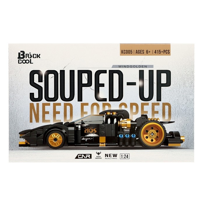 Конструктор Гонка &laquo;Золотой ветер&raquo;, 415 деталей