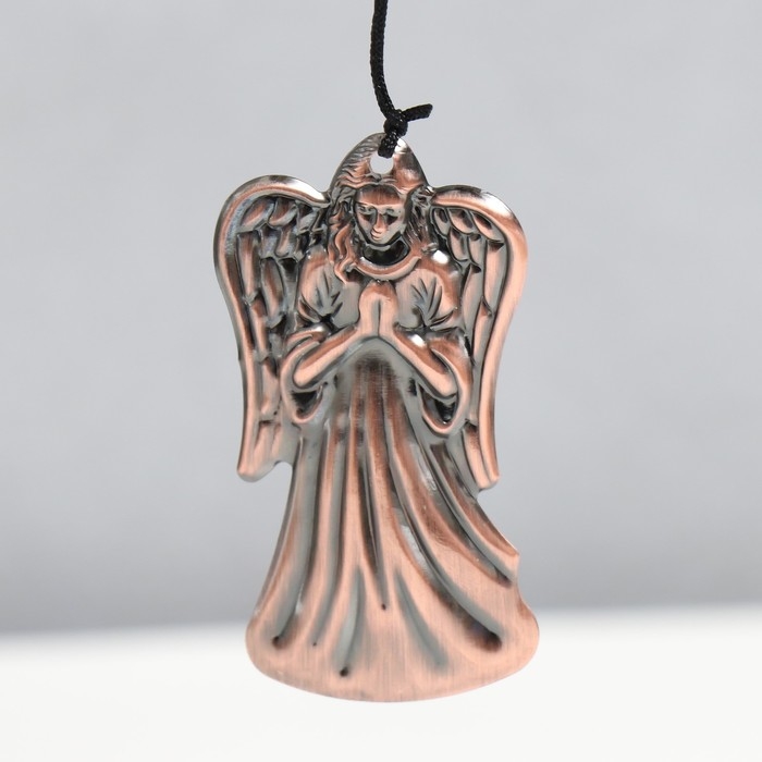 Музыка ветра металл Музыка ветра металл "Молитва ангела" 10 колокольчиков под медь 5х5х55 см