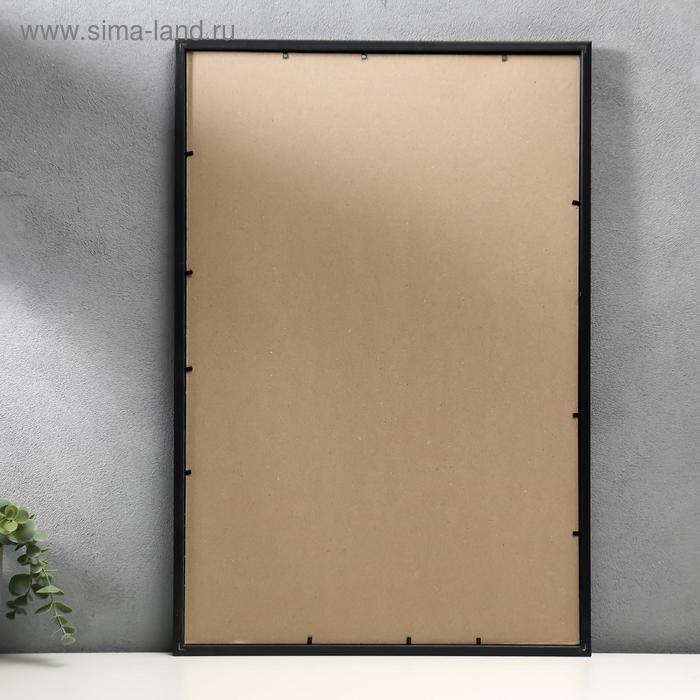 Фоторамка пластик 40х60 см черный (508) (пластиковый экран) Фоторамка пластик 40х60 см черный (508) (пластиковый экран)