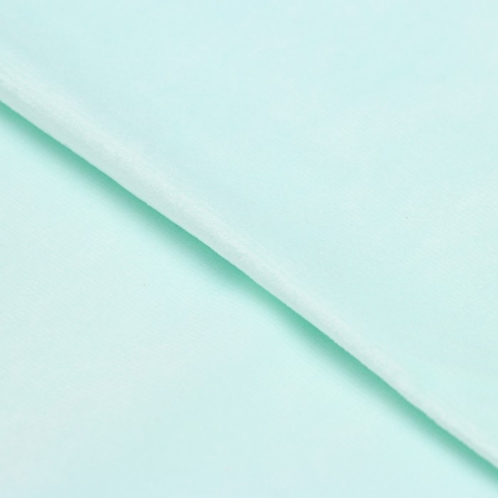 Ткань для пэчворка плюш «Мята», 55 х 50 см