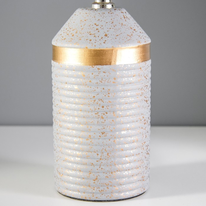 Настольная лампа Настольная лампа "Брианна" Е14 40Вт серо-золотой 22х22х36,5 см RISALUX