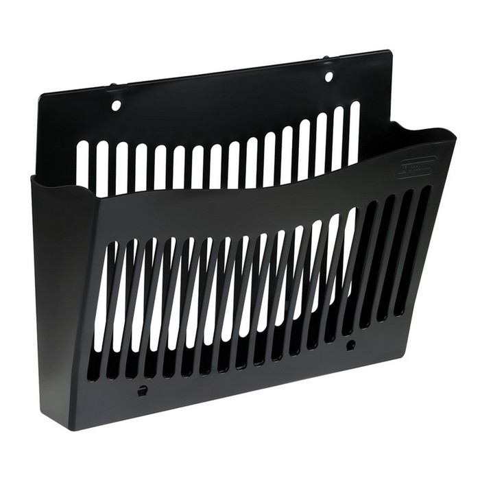 Настенный лоток для бумаг Стамм, 26 х 10 х 34 см, пластиковый, черный Настенный лоток для бумаг Стамм, 26 х 10 х 34 см, пластиковый, черный