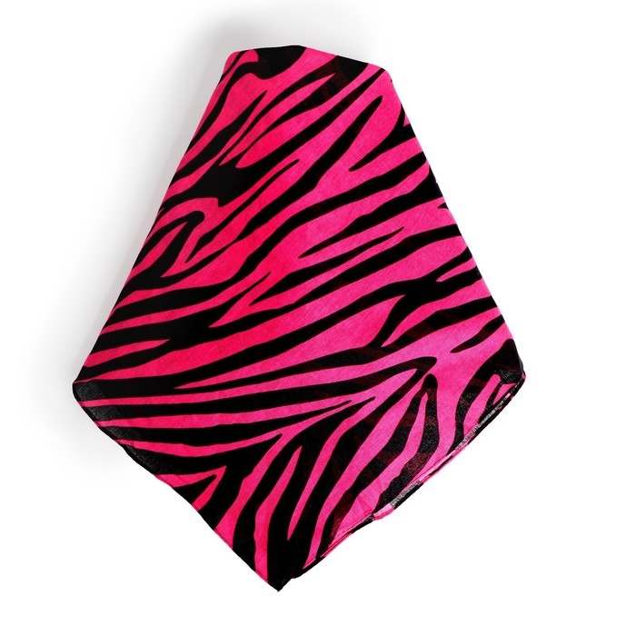 Бандана «Зебра», розовый Бандана «Зебра», розовый