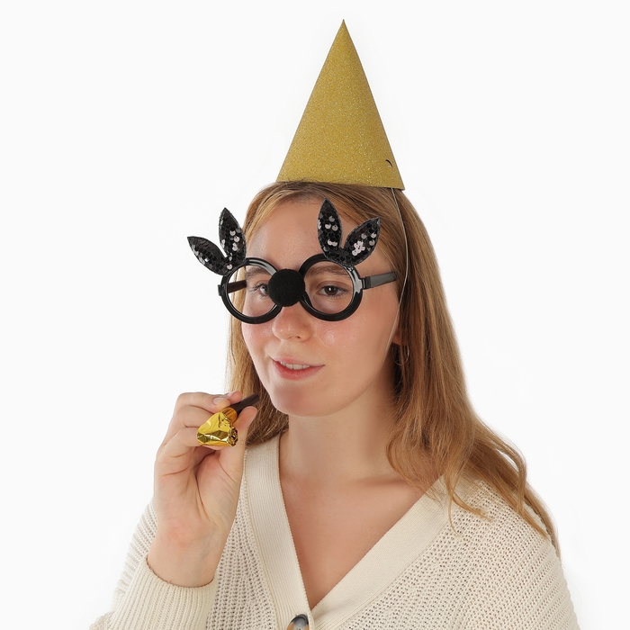 Набор воздушных шаров &laquo;Вечеринка&raquo;: 6 шаров, 6 свистков, 6 колпаков, очки