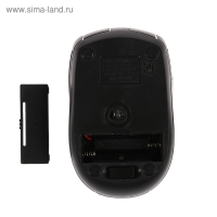 Мышь Luazon MB-1.1, беспроводная, оптическая, 3200 dpi, от 2 батареек, USB, чёрная