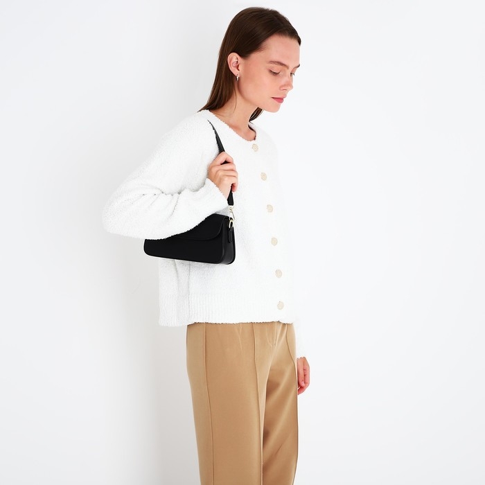 Сумка-мессенджер на магните, цвет чёрный Сумка-мессенджер на магните, цвет чёрный