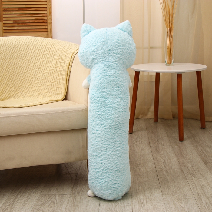 Мягкая игрушка-подушка «Кот», 100 см, цвет голубой Мягкая игрушка-подушка «Кот», 100 см, цвет голубой