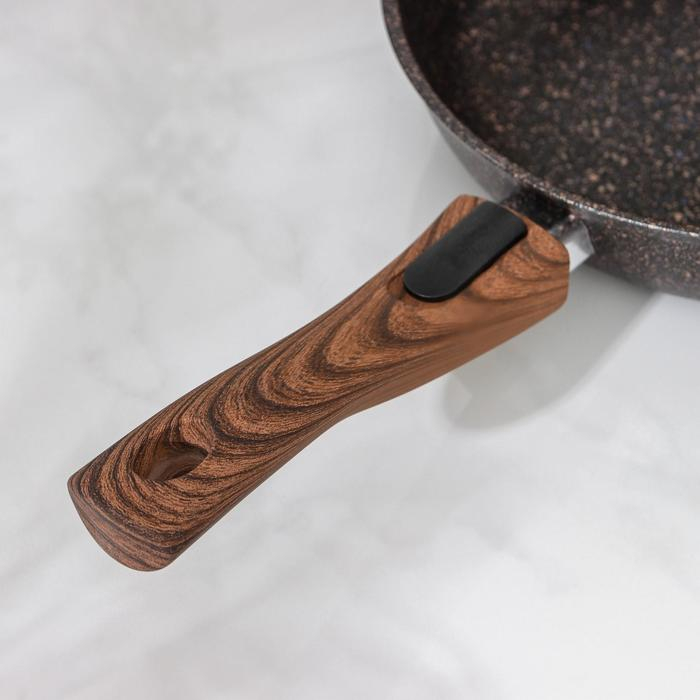 Сковорода Granit ultra, d=26 см, стеклянная крышка, антипригарное покрытие, съёмная ручка Сковорода Granit ultra, d=26 см, стеклянная крышка, антипригарное покрытие, съёмная ручка