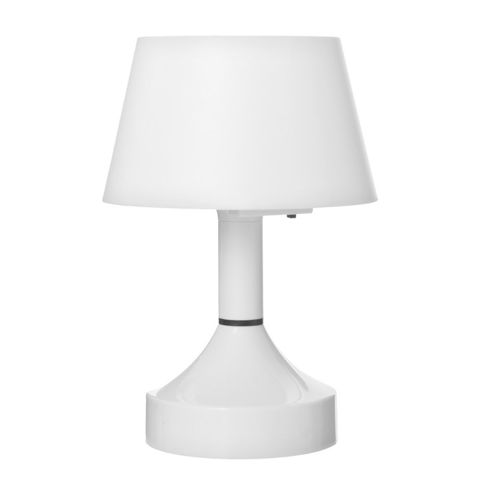 Настольная лампа с ПДУ Настольная лампа с ПДУ "Вильям" LED 0.9Вт 4000К USB АКБ белый 11х11х16,2см RISALUX