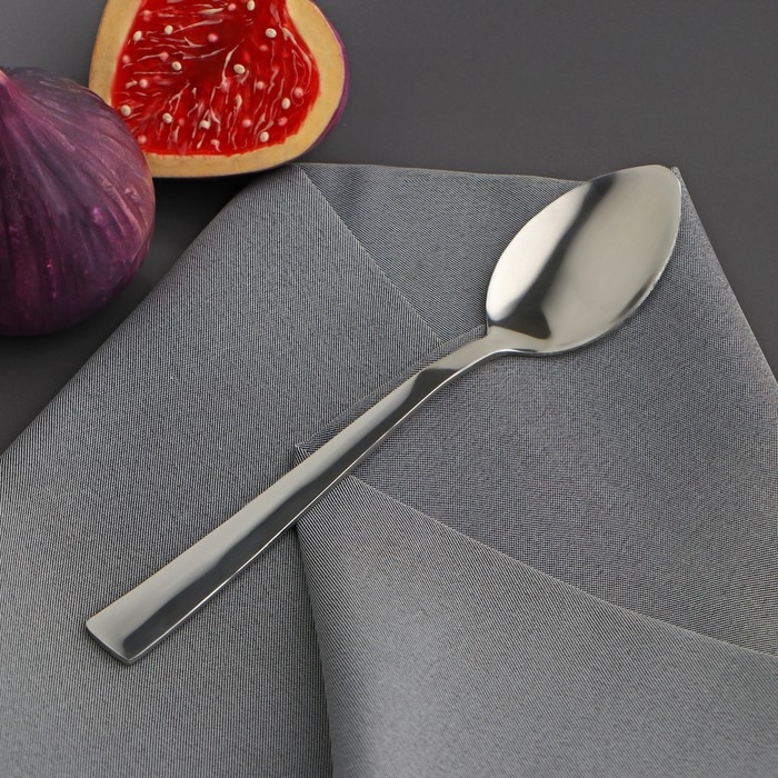 Ложка чайная из нержавеющей стали «Хоккайдо», длина 15 см, толщина 1 мм Ложка чайная из нержавеющей стали «Хоккайдо», длина 15 см, толщина 1 мм