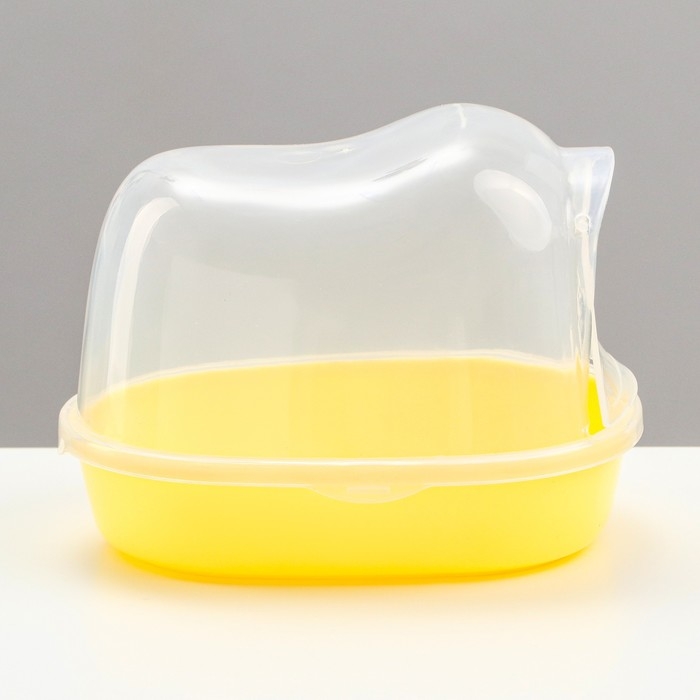 Туалет для грызунов фигурный Туалет для грызунов фигурный "Пижон", 13 х 10 х 10 см, жёлтый