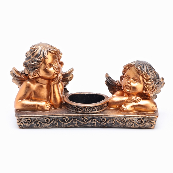 Подсвечник Подсвечник "Ангелочки", на одну свечу d - 5 см, 21 х 7 х 10.5 см