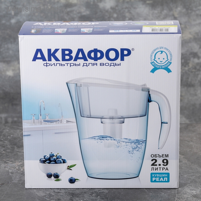 Фильтр-кувшин «аквафор-Реал», 2,9 л, цвет МИКС Фильтр-кувшин «аквафор-Реал», 2,9 л, цвет МИКС