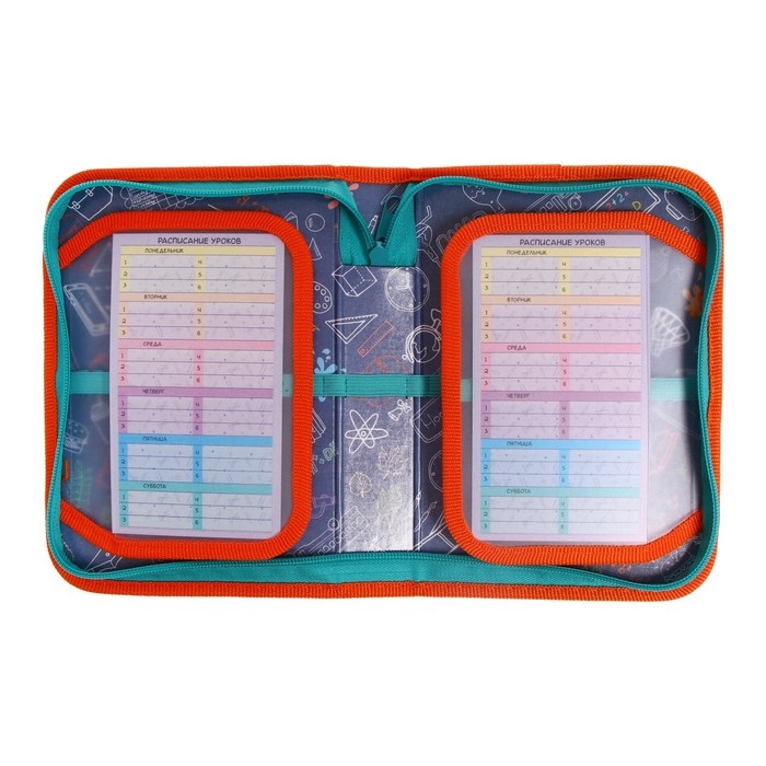 Пенал 1 секция, 140 х 200 х 40 мм, 2 откидные планки, тканевый, ПКТ 09-20-1 Пенал 1 секция, 140 х 200 х 40 мм, 2 откидные планки, тканевый, ПКТ 09-20-1 "Лисёнок"