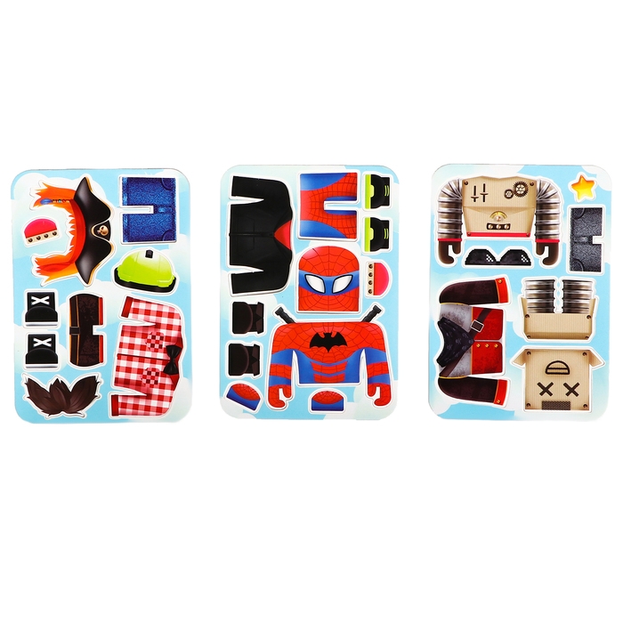 Магнитный набор «Роблики», в жестяной коробке Магнитный набор «Роблики», в жестяной коробке