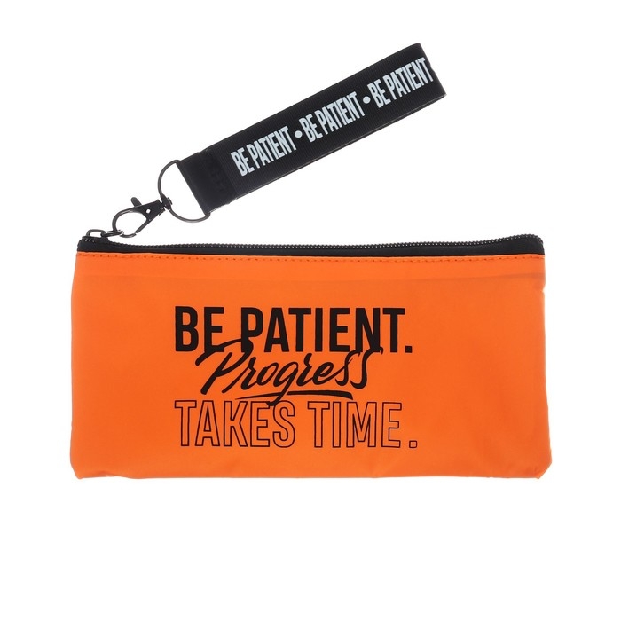 Пенал мягкий, 1 отделение, 100 х 195 мм, плоский, светоотражающий элемент, Феникс Пенал мягкий, 1 отделение, 100 х 195 мм, плоский, светоотражающий элемент, Феникс "Твои правила" оранжевый 61332