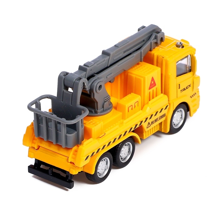 Машинка металлическа  Машинка металлическа "Строительная техника. Кран", МИКС