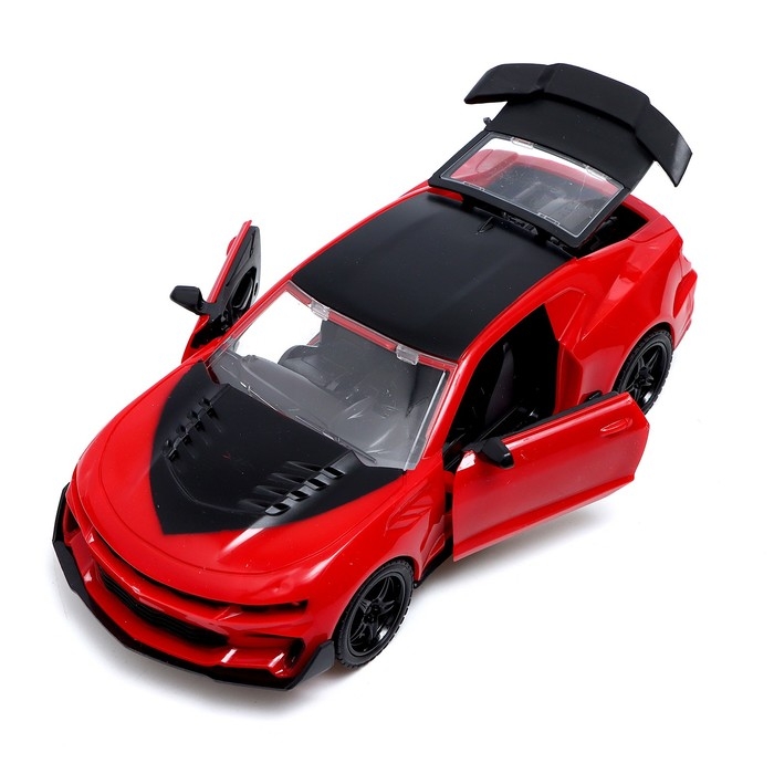 Машина радиоуправляемая «Автобот», открываются двери, 1:18, работает от батареек, цвет красный Машина радиоуправляемая «Автобот», открываются двери, 1:18, работает от батареек, цвет красный