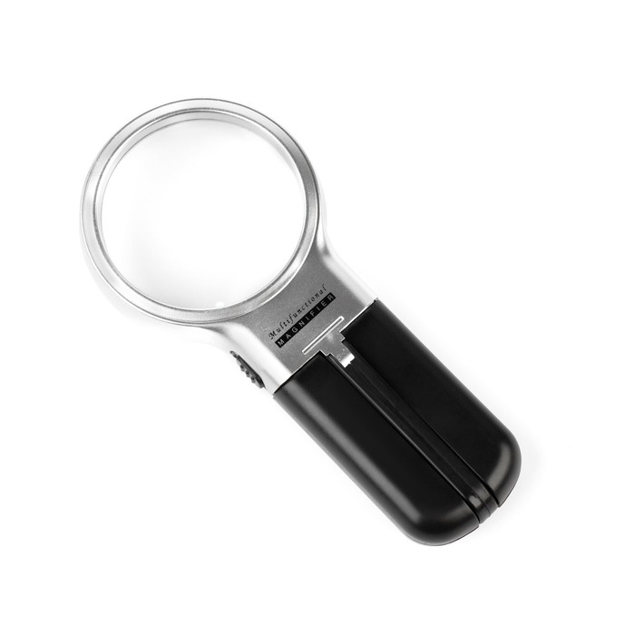 Лупа складная, линза 63мм, подсветка Лупа складная, линза 63мм, подсветка