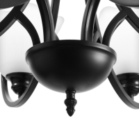 Люстра 2716/6 E27 40Вт черный 80х80х55-85 см BayerLux