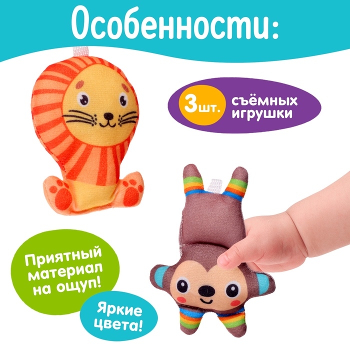 Мобиль музыкальный «Весёлые зверята» Мобиль музыкальный «Весёлые зверята»